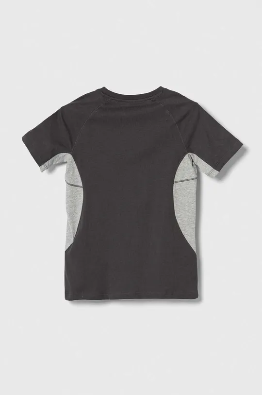Otroška bombažna kratka majica Guess siva