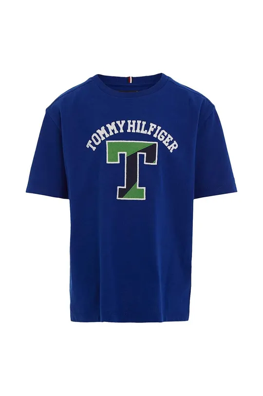 Tommy Hilfiger t-shirt in cotone per bambini blu navy