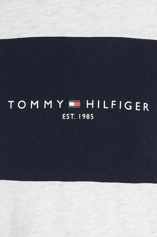γκρί Παιδικό βαμβακερό μπλουζάκι Tommy Hilfiger