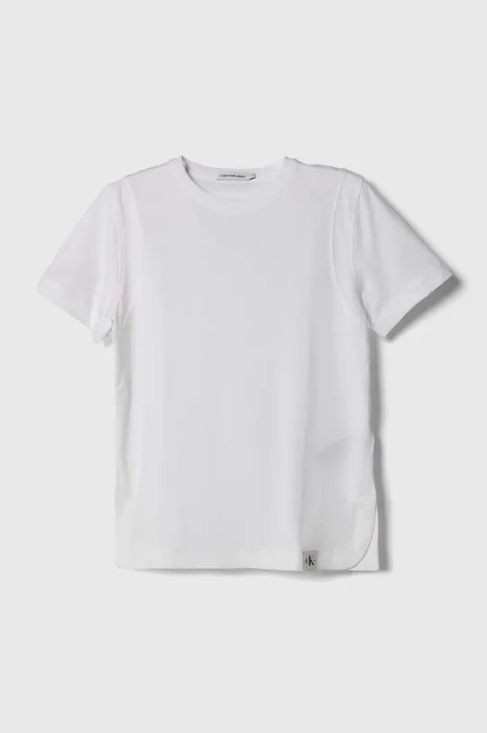 λευκό Παιδικό μπλουζάκι Calvin Klein Jeans Για αγόρια