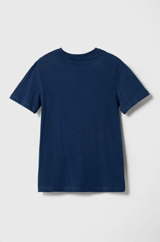 Παιδικό βαμβακερό μπλουζάκι Calvin Klein Jeans σκούρο μπλε