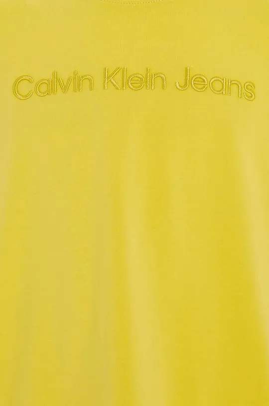 sárga Calvin Klein Jeans t-shirt