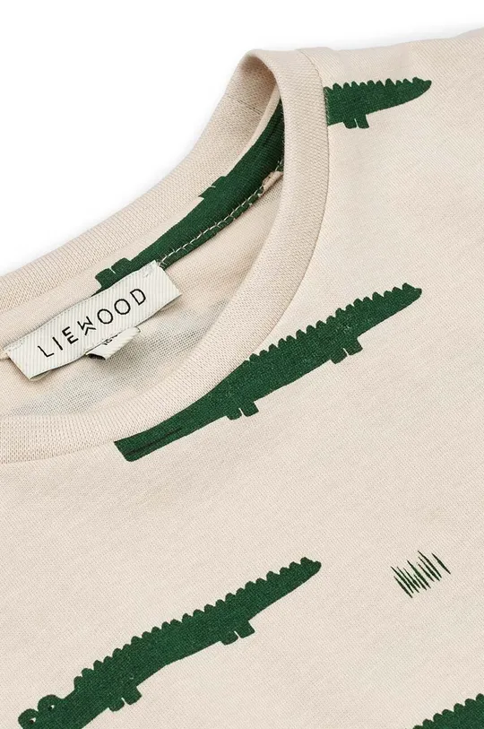 béžová Detské bavlnené tričko Liewood