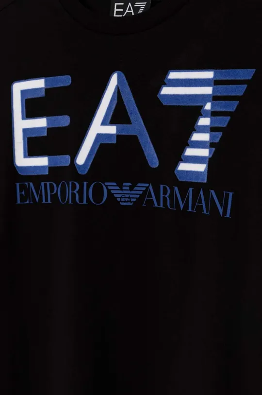 Дитяча бавовняна футболка EA7 Emporio Armani 100% Бавовна