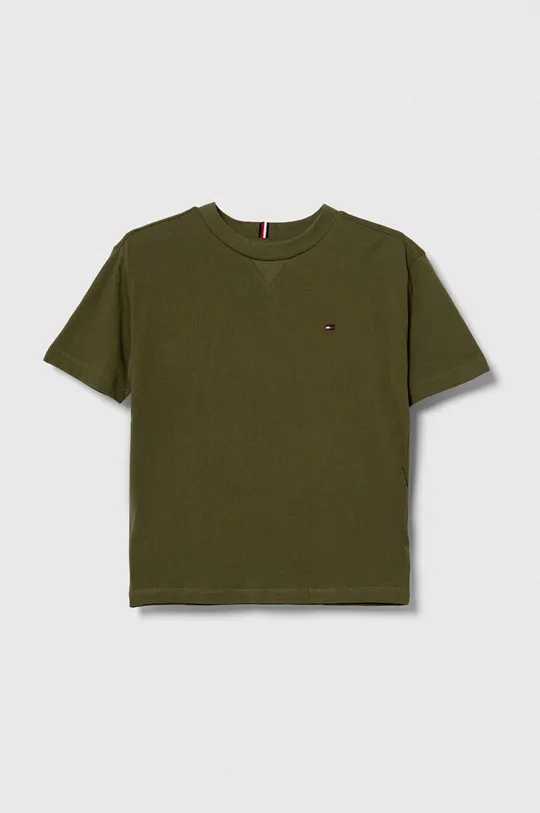 πράσινο Παιδικό βαμβακερό μπλουζάκι Tommy Hilfiger Για αγόρια