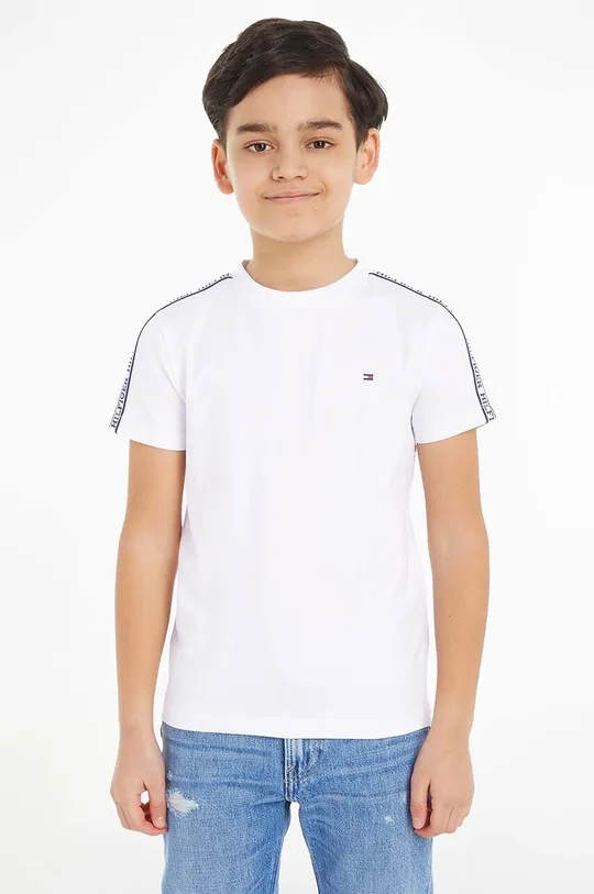 biela Detské tričko Tommy Hilfiger Chlapčenský
