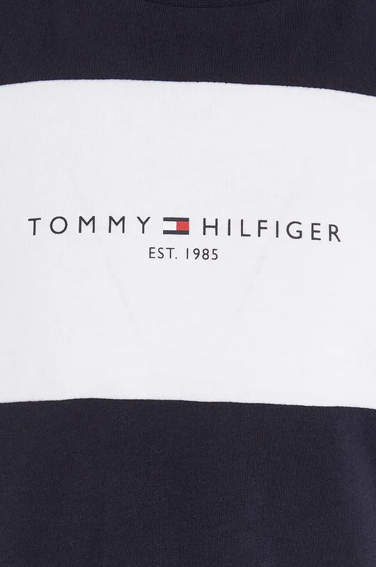 тёмно-синий Детская хлопковая футболка Tommy Hilfiger