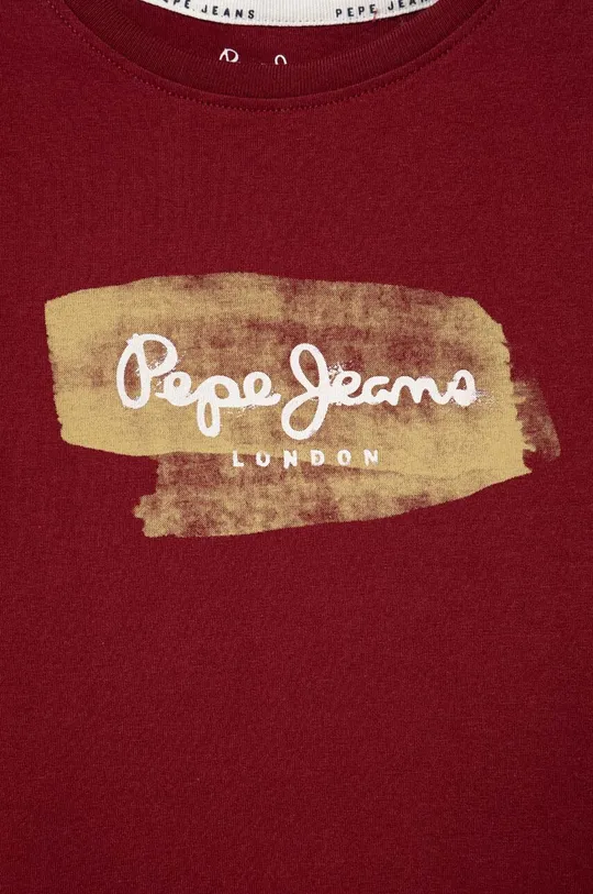 Παιδικό βαμβακερό μπλουζάκι Pepe Jeans 100% Βαμβάκι