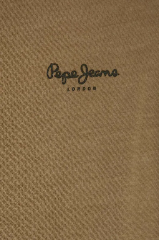 Dječja pamučna majica kratkih rukava Pepe Jeans 100% Pamuk