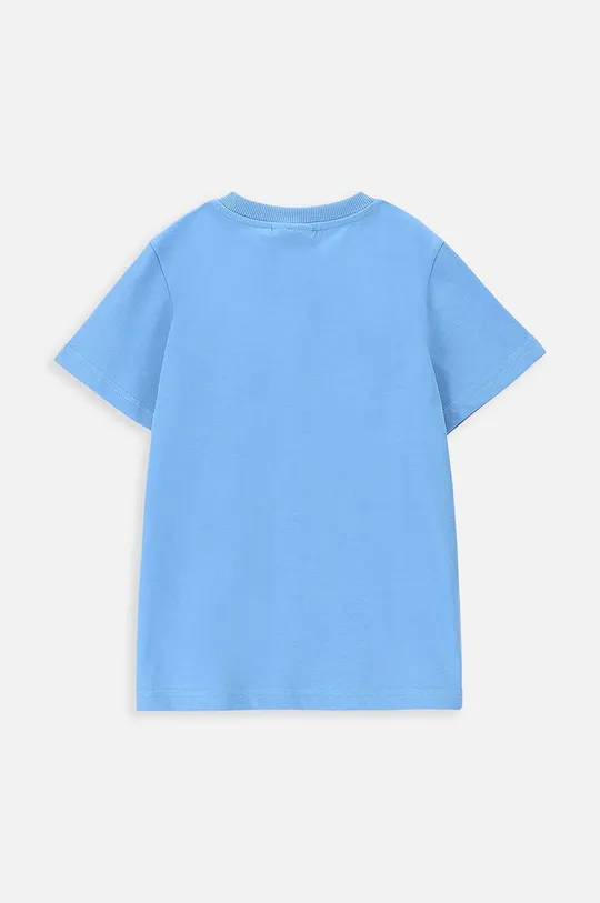 Coccodrillo t-shirt bawełniany dziecięcy niebieski