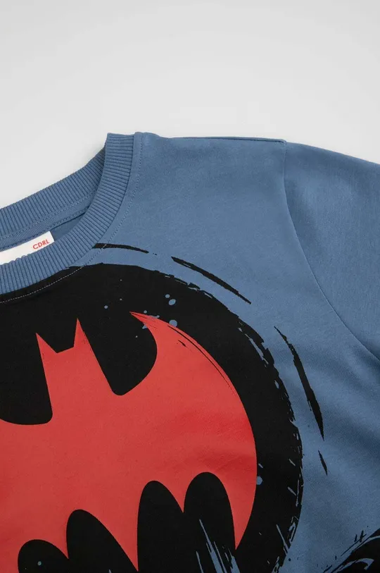 Παιδικό βαμβακερό μπλουζάκι Coccodrillo x Batman 100% Βαμβάκι