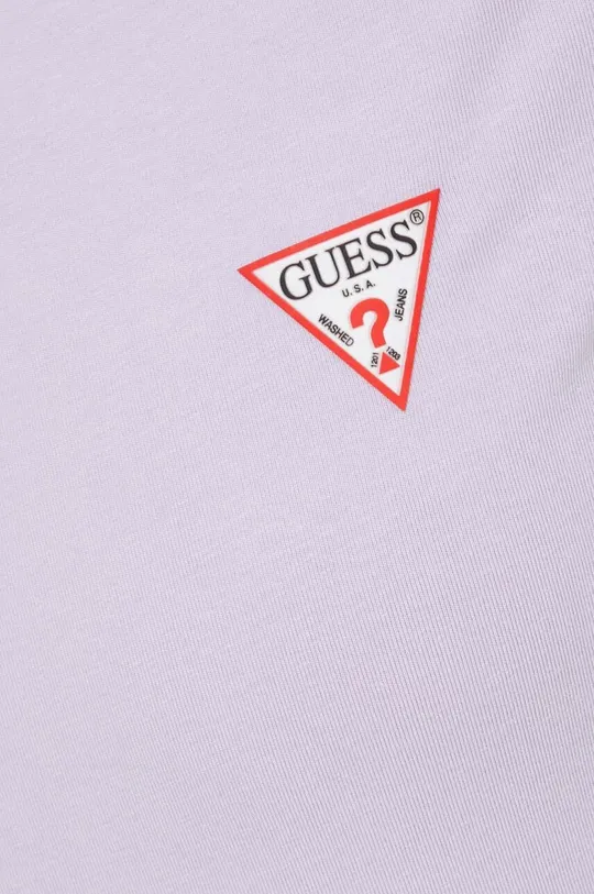 fioletowy Guess t-shirt