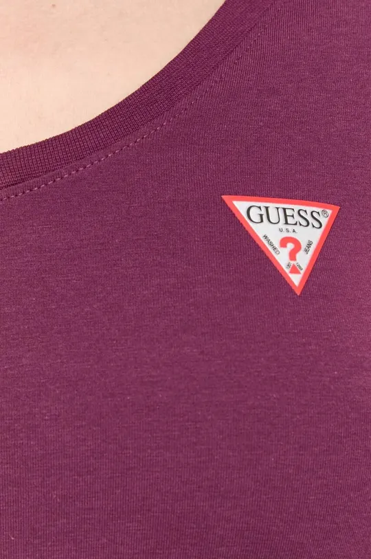fioletowy Guess t-shirt