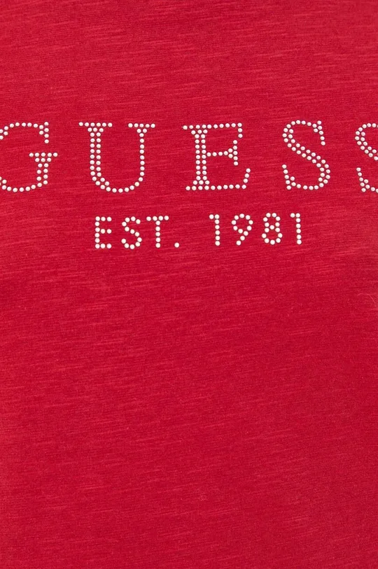 Bombažna kratka majica Guess Ženski