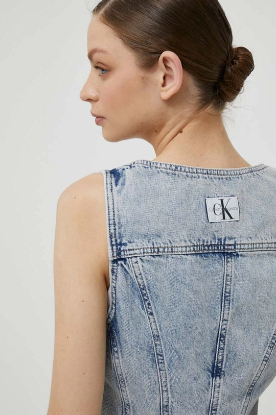 modra Top iz jeansa Calvin Klein Jeans