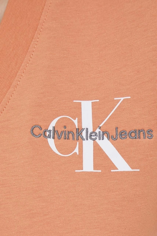 Βαμβακερό μπλουζάκι Calvin Klein Jeans Γυναικεία