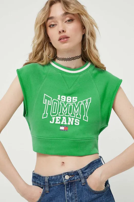 πράσινο Top Tommy Jeans Γυναικεία