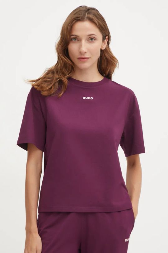 HUGO tricou lounge uni violet 50490593