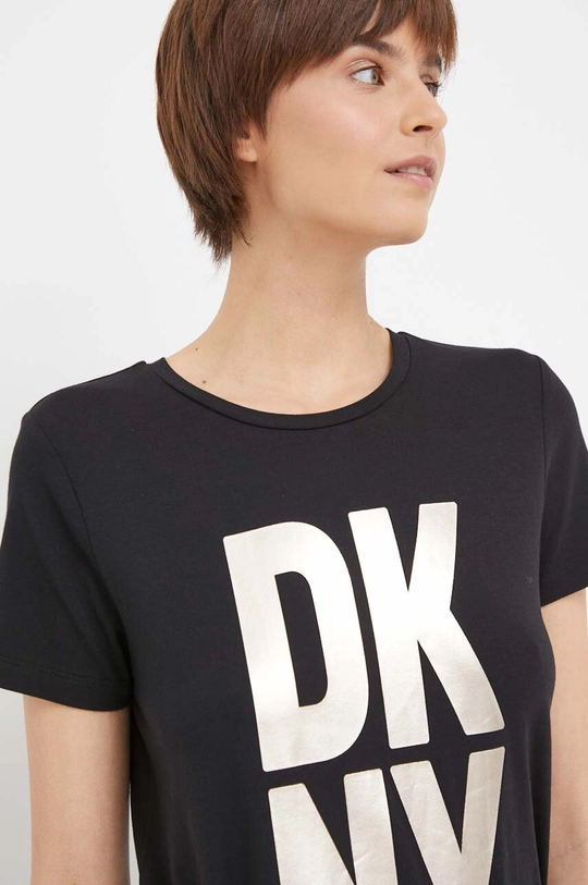 czarny Dkny t-shirt