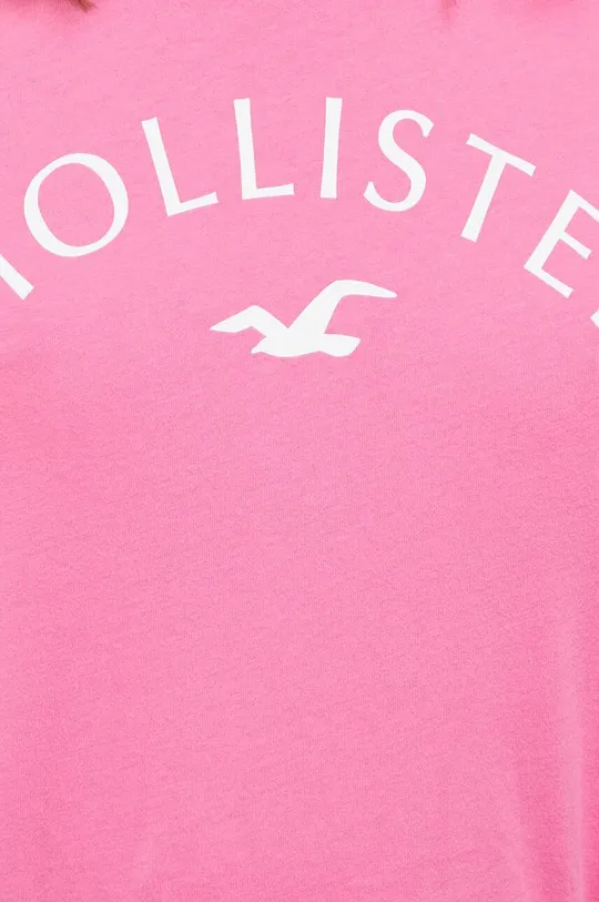 Βαμβακερό μπλουζάκι Hollister Co. Γυναικεία