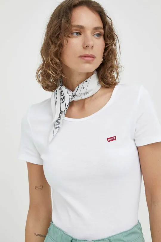 λευκό Μπλουζάκι Levi's 2-pack Γυναικεία