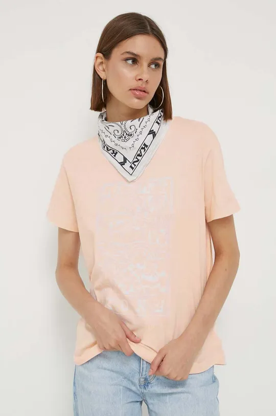 rosa Roxy t-shirt in cotone Donna
