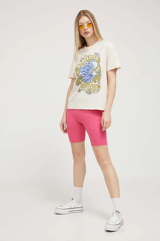 Billabong t-shirt bézs