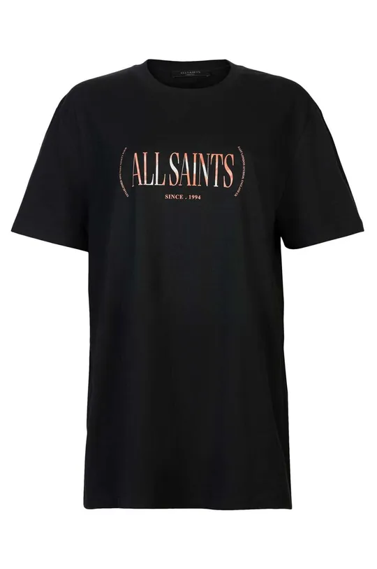Βαμβακερό μπλουζάκι AllSaints Logo Boyfriend