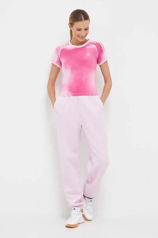 Tričko adidas Originals ružová