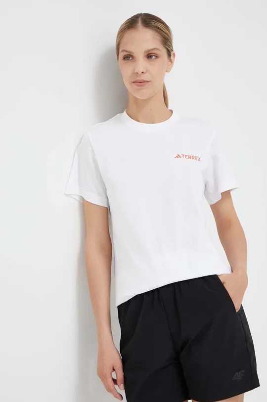 adidas TERREX t-shirt Graphic Altitude biały