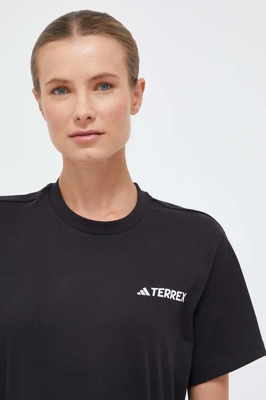 czarny adidas TERREX t-shirt Graphic MTN 2.0