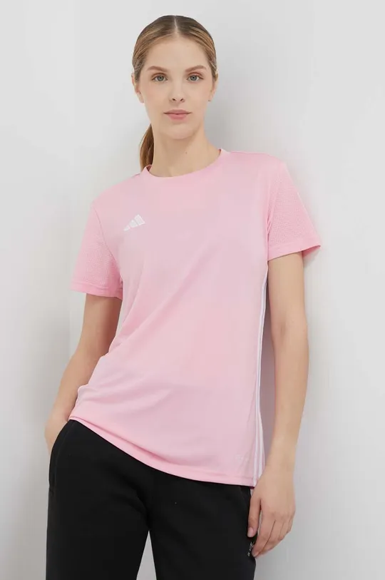 różowy adidas Performance t-shirt treningowy Tabela 23 Damski