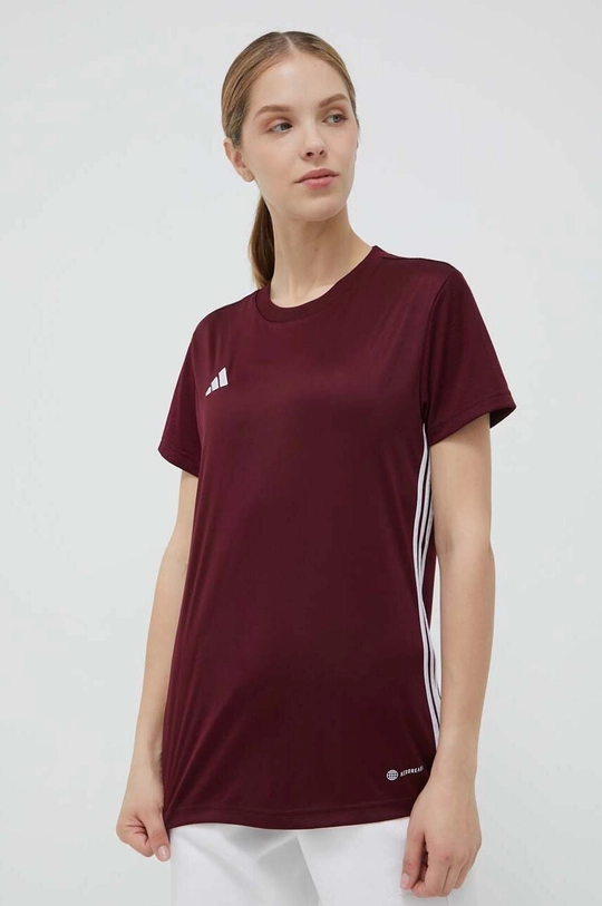 burgundia adidas Performance edzős póló Tabela 23 Női