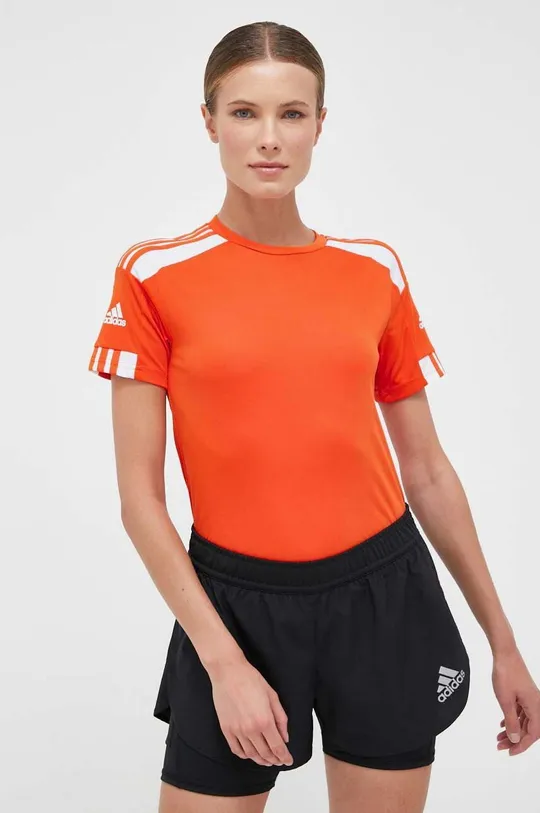 πορτοκαλί Μπλουζάκι προπόνησης adidas Performance Squadra 21 Γυναικεία