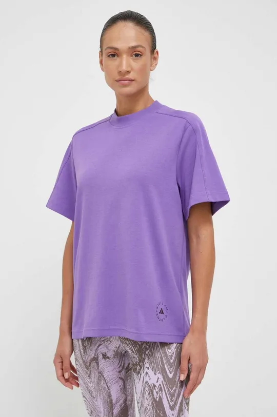 vijolična Kratka majica adidas by Stella McCartney