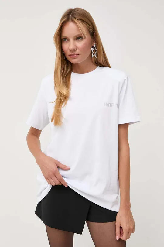 λευκό Βαμβακερό μπλουζάκι Rotate Γυναικεία