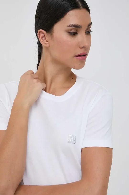 λευκό Βαμβακερό μπλουζάκι Marella Γυναικεία