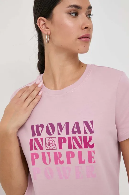 розовый Хлопковая футболка Marella