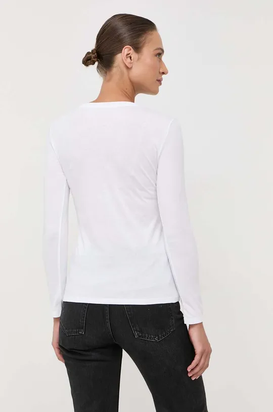 Bavlnené tričko s dlhým rukávom Armani Exchange  100 % Bavlna