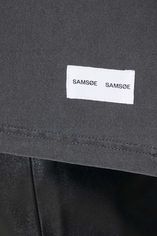 Βαμβακερό μπλουζάκι Samsoe Samsoe