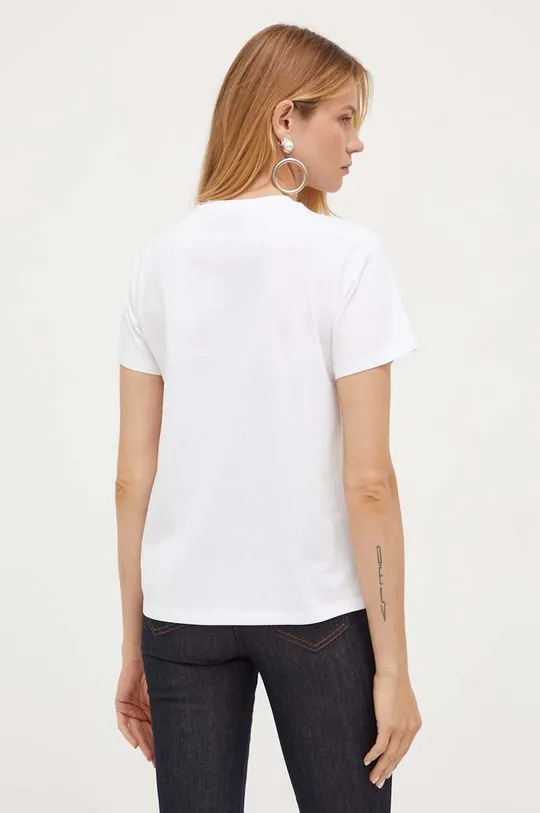 λευκό Βαμβακερό μπλουζάκι Twinset