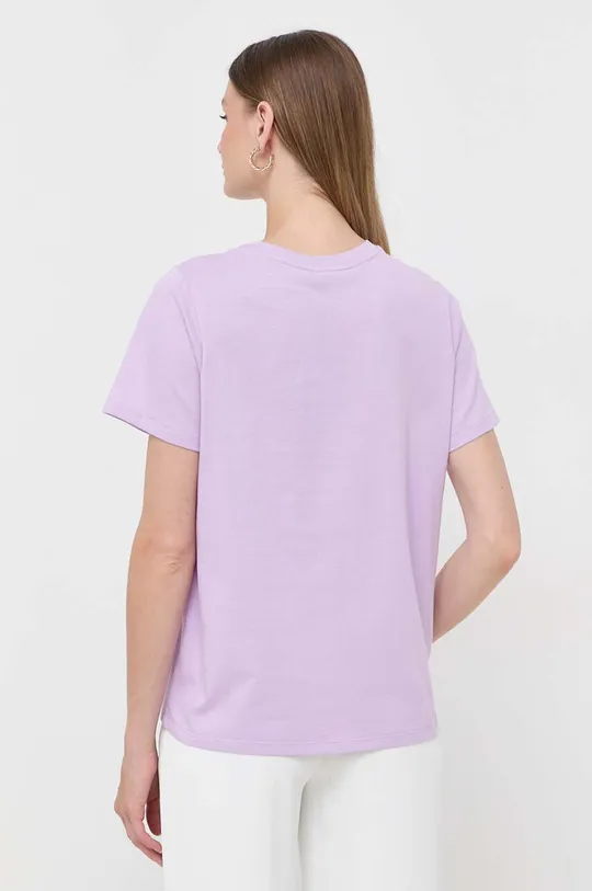 Βαμβακερό μπλουζάκι Twinset Κύριο υλικό: 100% Βαμβάκι Πλέξη Λαστιχο: 95% Βαμβάκι, 5% Σπαντέξ