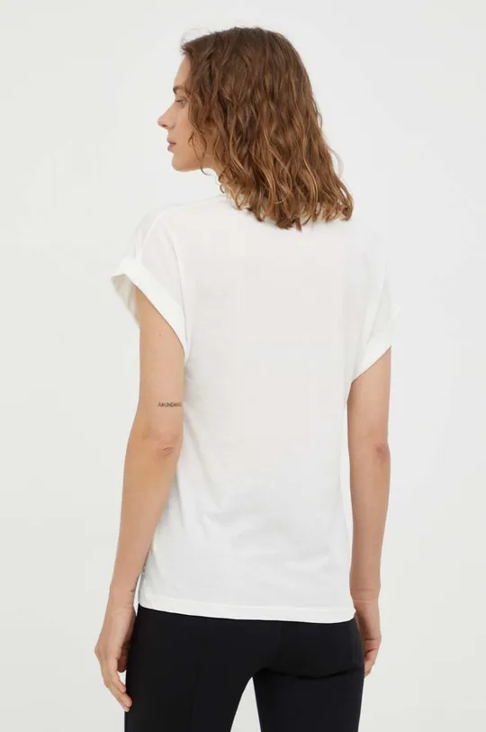 Βαμβακερό μπλουζάκι Marc O'Polo λευκό