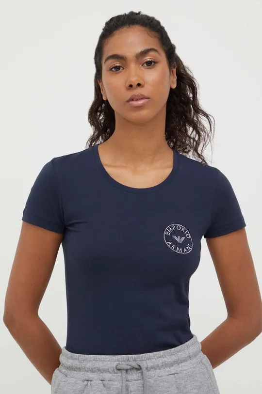 mornarsko modra Majica lounge Emporio Armani Underwear Ženski