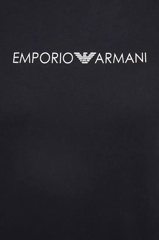 fekete Emporio Armani Underwear pamut társalgó póló