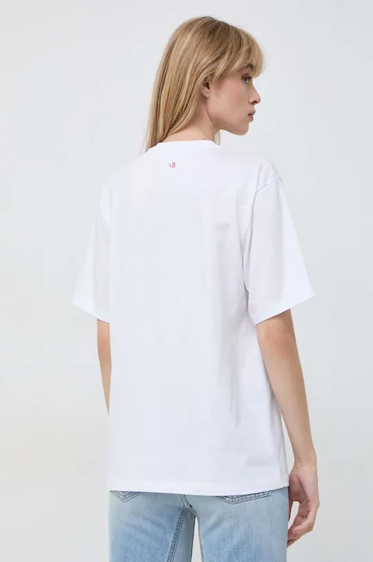 Βαμβακερό μπλουζάκι Victoria Beckham Κύριο υλικό: 100% Οργανικό βαμβάκι Πλέξη Λαστιχο: 95% Οργανικό βαμβάκι, 5% Σπαντέξ