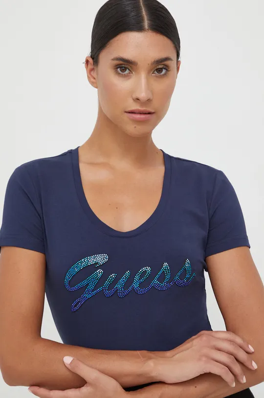 σκούρο μπλε Μπλουζάκι Guess Γυναικεία