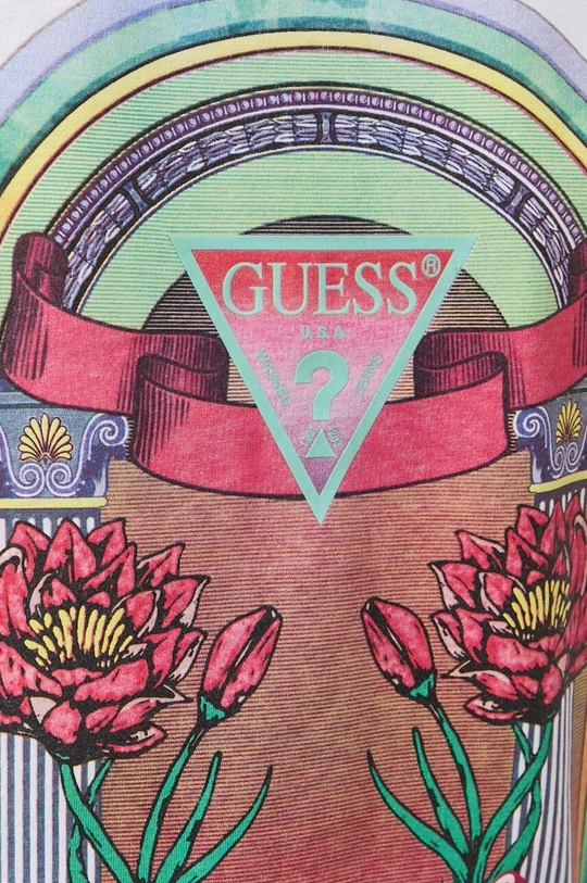 Βαμβακερό μπλουζάκι Guess