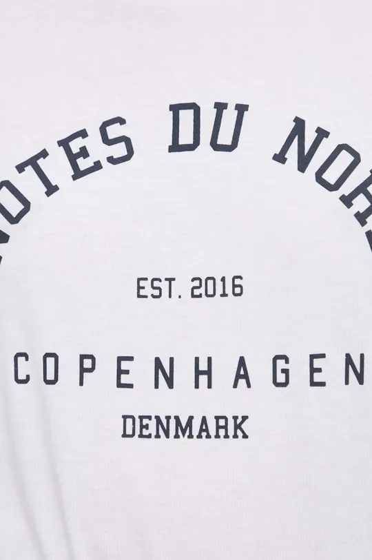 biały Notes du Nord t-shirt