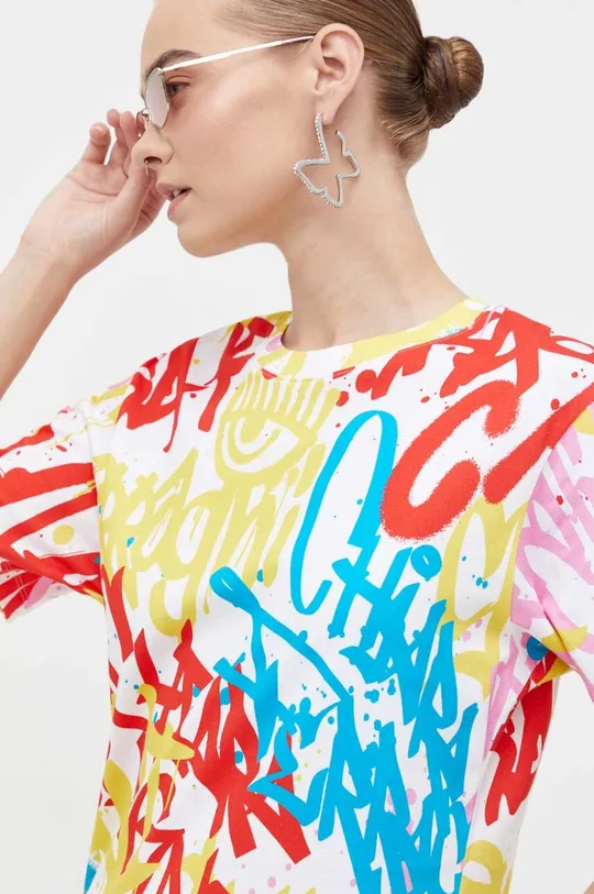 πολύχρωμο Βαμβακερό μπλουζάκι Chiara Ferragni Γυναικεία